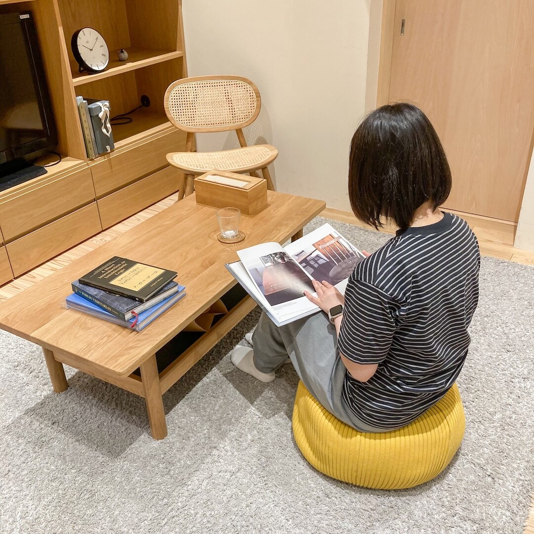 グランフロント大阪】柔らかな微粒子ビーズのクッションPUUF｜IDÉE